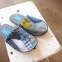 Chaussons et chaussures pour enfant - Arty denim vingage roomshoes - HARLIE K