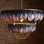 Ceiling lights - Bertie feather light shade - COLDHARBOUR LIGHTS
