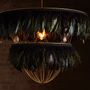 Ceiling lights - Bertie feather light shade - COLDHARBOUR LIGHTS