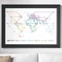 Poster - Art-Posters "Travels", 50x70 cm, et 30x40 cm  - WALL EDITIONS