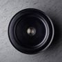 Spas - NARCIS round shiny black, stainless steel plug guilloche - BASSINES