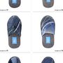 Children's slippers and shoes - Arsy denim vingage roomshoes - HARLIE K