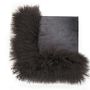 Autres tapis - Cowhide with Mongolian Goat Expresso - KOKET