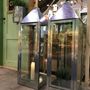 Outdoor space equipments - Mega Hightower galvanized lantern, "All year" - A2 LIVING