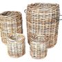 Equipements espace extérieur - Rattan Basket Mammut sizes. Nature product, heavy wire... - A2 LIVING