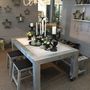 Dining Tables - Outdoor furniture, galvanized - "All year"  - A2 LIVING