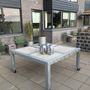 Dining Tables - Outdoor furniture, galvanized - "All year"  - A2 LIVING