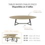 Coffee tables - DISCO COFFEE TABLES - MARK - MOBILIER CONTEMPORAIN FRANCAIS