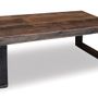 Tables Salle à Manger - Table basse & haute en bois et métal recyclé / 2 modèles disponibles - LES 3 SINGES