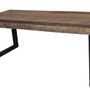 Tables Salle à Manger - Table basse & haute en bois et métal recyclé / 2 modèles disponibles - LES 3 SINGES