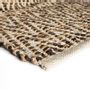 Contemporary carpets - CARPET LEATHER-COTTON-JUTE BROWN - SIMLA