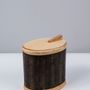 Design objects - Birch bark container, oval, tall - FUGA