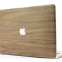 Other smart objects - Wooden adhesive MacBook Cover - WOODSTACHE