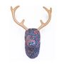 Other wall decoration - Soft Deer Blue Ibiscus  - Animal head - SOFTHEADS