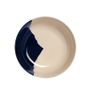Platter and bowls - ½ & ½ Melamine Ivory / Navy Serving Bowl - THOMAS FUCHS CREATIVE