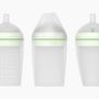 Childcare  accessories - BORRN Baby Feeding Bottle (Green color) 240mL with Medium-flow Teat - BORRN  (U.K.) LTD.