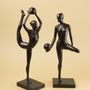 Sculptures, statuettes et miniatures - Danseuses en bronze sur socle  - ASIATIDES