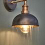 Appliques extérieures - Brooklyn Outdoor & Bathroom  Dome Wall Light - 8 Inch - INDUSTVILLE