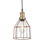 Hanging lights - Brooklyn Metal Cage Pendant - 6 inches - Cone - INDUSTVILLE