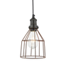 Hanging lights - Brooklyn Metal Cage Pendant - 6 inches - Cone - INDUSTVILLE