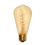 Lightbulbs for indoor lighting - Vintage LED Edison Bulb Old Filament Lamp - 5W E27 Pear ST64 - INDUSTVILLE