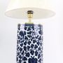 Lampes à poser - Lampe à fleurs en bleues et blanches - SEOUL COLLECT