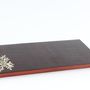 Tea and coffee accessories - Lacquered on Linen Tray with Mother-of-Pearl Inlays - SEOUL COLLECT