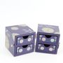 Decorative objects - Twin Drawer Boxes with Mother of Pearl Chrysanthemum Inlays - SEOUL COLLECT
