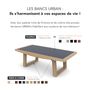 Tables basses - BANC / TABLE BASSE URBAN - MARK - MOBILIER CONTEMPORAIN FRANCAIS