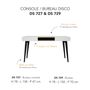 Console table - DISCO CONSOLE AND DESK - MARK - MOBILIER CONTEMPORAIN FRANCAIS