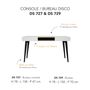 Consoles - CONSOLE ET BUREAU DISCO - MARK - MOBILIER CONTEMPORAIN FRANCAIS