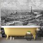 Autres décorations murales - Papier Peint Panoramique Gravure - Paris 1900 - CIMENT FACTORY