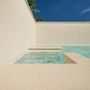 Outdoor pools - Stone look straight copings - ROUVIERE COLLECTION