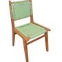 Chaises - Asandi: A weaved wooden chair - ALANKARAM