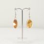 Jewelry - EARRINGS NACRE UNDER RESIN, - MERVEILLES DU MONDE