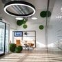 Office design and planning - G-CIRCLE wall covering - GREEN MOOD