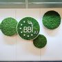 Office design and planning - G-CIRCLE wall covering - GREEN MOOD