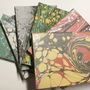 Stationery - A5 MARBLED PAPER NOTEBOOK - LEGATORIA LA CARTA