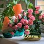 Floral decoration - Silk artificial rose  - ASIATIDES