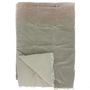 Throw blankets - SOFA COVER  in Cotton velvet Tie & Dye SHADOW - EN FIL D'INDIENNE...