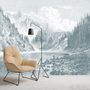 Autres décorations murales - Papier Peint Panoramique Gravure - Montana - CIMENT FACTORY