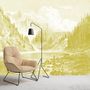 Other wall decoration - Panoramic Engraving Wallpaper - Montana - CIMENT FACTORY