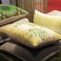 Fabric cushions - Embroidered linen cushion Tie & Dye Tropical - EN FIL D'INDIENNE...