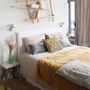 Objets de décoration - Boho blanket in cotton velvet and large linen 130x250 cm - EN FIL D'INDIENNE...