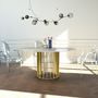 Dining Tables - ORBITER | dining table - Gold & Spiderman Marble - OIA  DESIGN