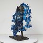 Sculptures, statuettes et miniatures - Sculpture Bombe spray Bleu Blanc Mer - PHILIPPE BUIL SCULPTEUR