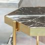 Tables basses - KANDINSKY | Side Table Hexagonal - Nero Marquina - OIA  DESIGN