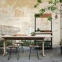 Dining Tables - Trestle Table - METAL & WOOD