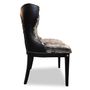 Chairs - Petal Lion Leather and Fur Chair  - THOMAS & GEORGE ARTISAN FURNITURE