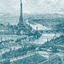 Other caperts - Engraving Placemat - Paris 1900 - CIMENT FACTORY